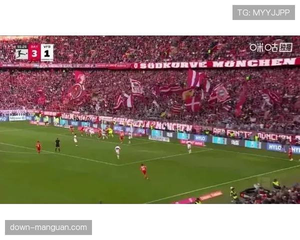 拜仁慕尼黑4-2逆转斯图加特提前四轮卫冕德甲冠军